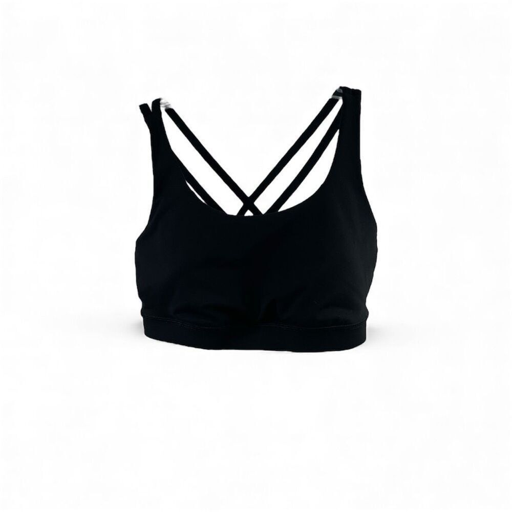 Lululemon Black Energy Bra H2O Size 8